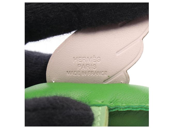 Hermès Hermes Rodeo Pegasus PM Handbag Charm Rosa Verde - vue 3