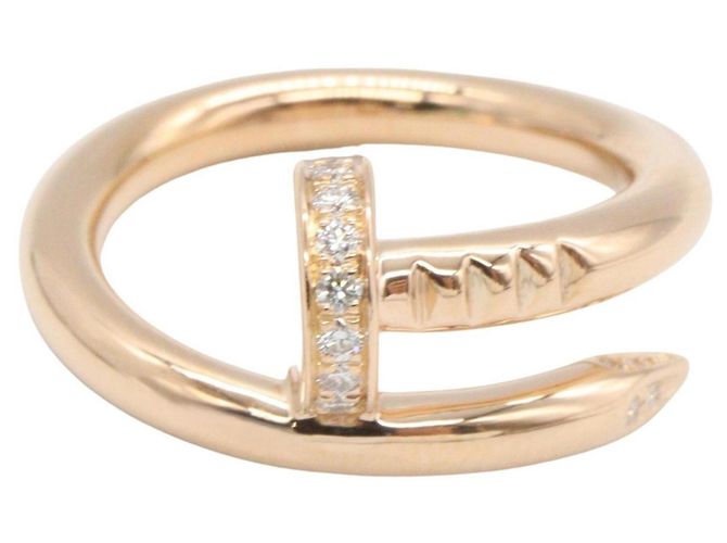 Anello Cartier Juste un Clou in oro rosa D'oro - vista 2