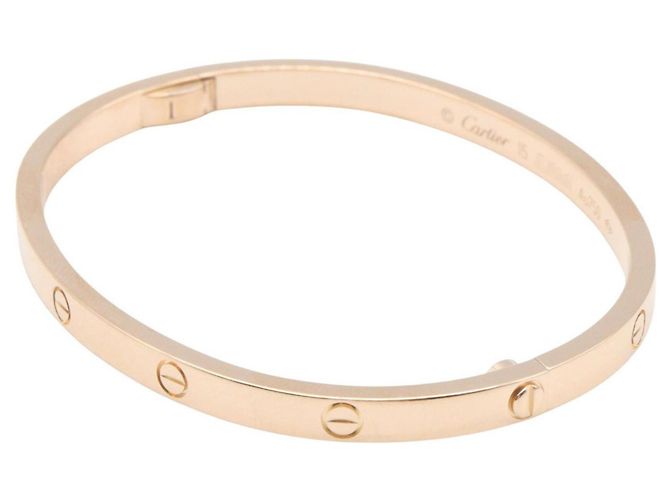 Bracciale Cartier Love Charm in oro rosa 18K D'oro - vista 3