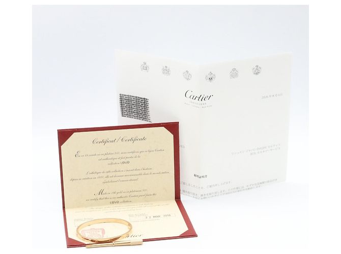Bracciale Cartier Love Charm in oro rosa 18K D'oro - vista 5