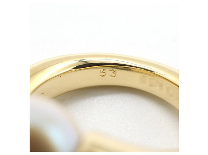 Cartier Perla Toi et Moi Perlenring Braun Weiß Golden - Ansicht 5