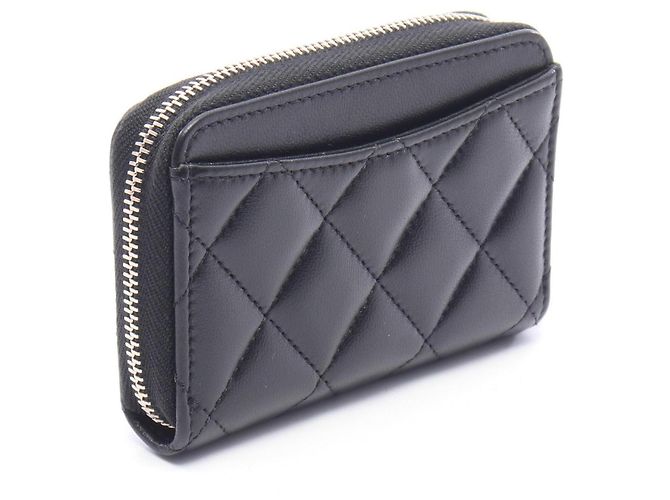 Timeless Portamonete con zip Chanel Classic Nero - vista 2