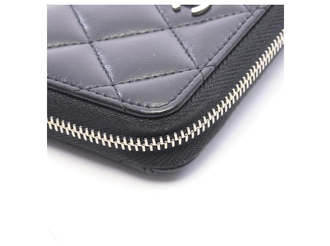 Timeless Portamonete con zip Chanel Classic Nero - vista 7