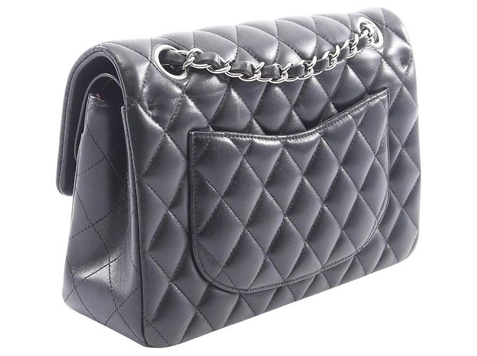 Timeless Borsa a tracolla Chanel Matelassé Double Flap Nero - vista 2