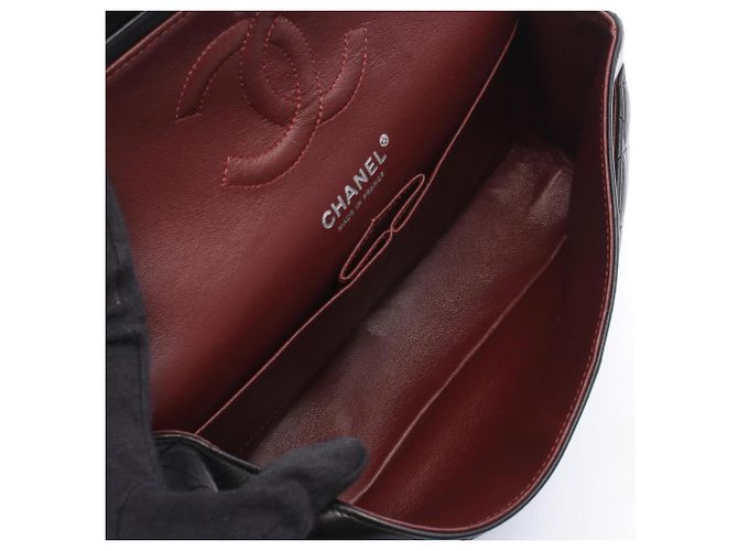 Timeless Borsa a tracolla Chanel Matelassé Double Flap Nero - vista 3