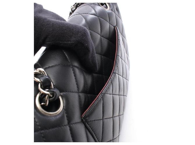 Timeless Borsa a tracolla Chanel Matelassé Double Flap Nero - vista 6