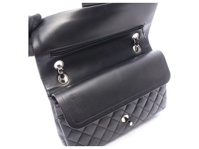 Timeless Borsa a tracolla Chanel Matelassé Double Flap Nero - vista 7