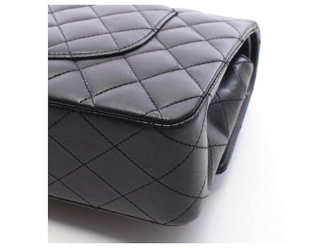 Timeless Borsa a tracolla Chanel Matelassé Double Flap Nero - vista 8