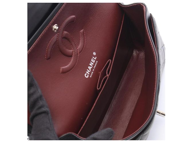 Borsa a tracolla Chanel Matelassé Double Flap Nero - vista 3