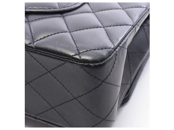 Borsa a tracolla Chanel Matelassé Double Flap Nero - vista 9