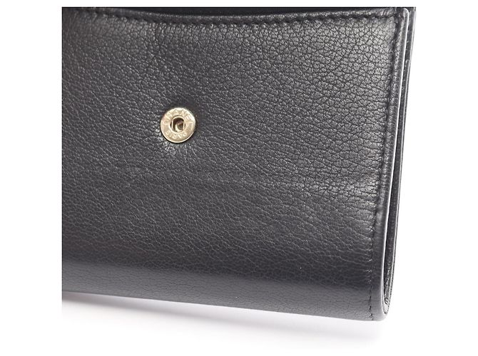 Monedero de piel Chanel Coco Mark Negro - vista 11
