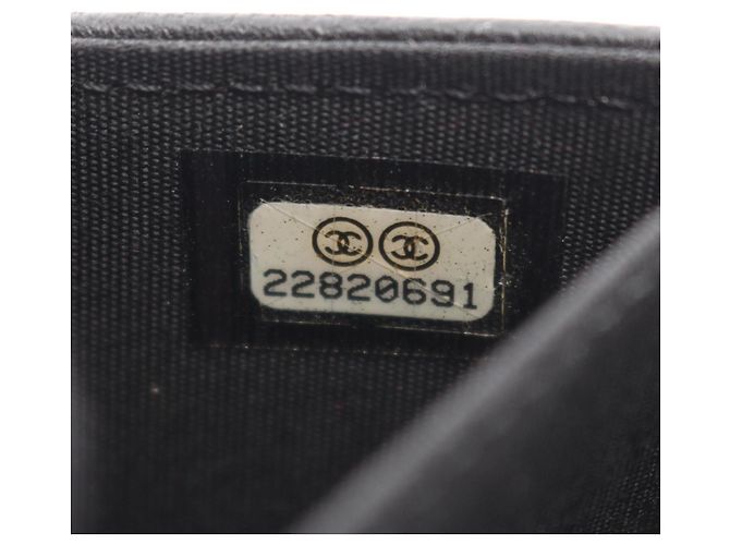 Monedero de piel Chanel Coco Mark Negro - vista 5