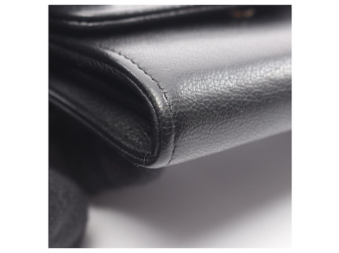 Monedero de piel Chanel Coco Mark Negro - vista 8