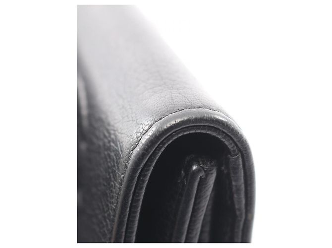 Monedero de piel Chanel Coco Mark Negro - vista 9