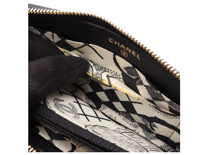 Cartera Redonda Chanel Coco Mark Negro - vista 6