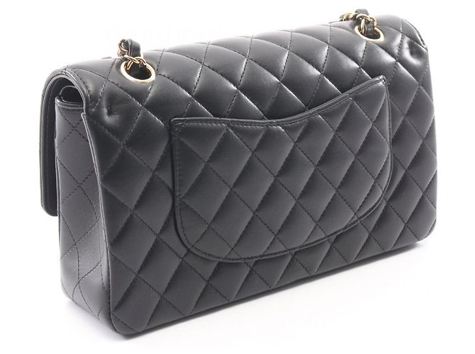 Borsa a tracolla Chanel Matelassé Double Flap Nero - vista 2