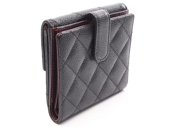 Cartera Chanel Matelassé con doble botón a presión Negro - vista 2