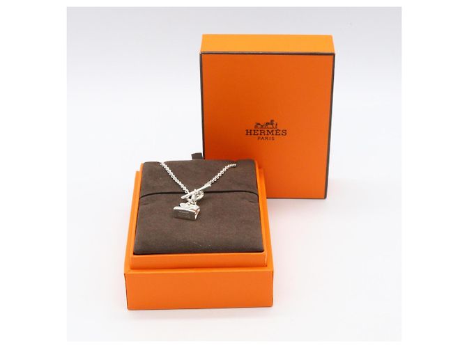 Hermès Collana Hermes Amulette Kelly Argento - vista 4