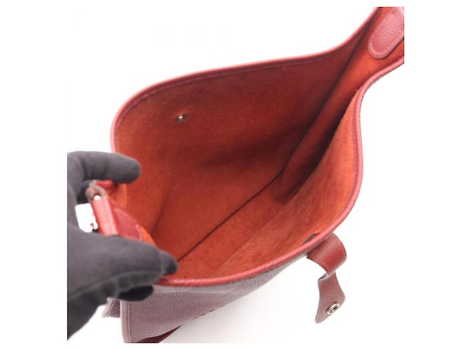 Hermès Borsa a tracolla Hermes Evelyne 1 PM Bordò - vista 3