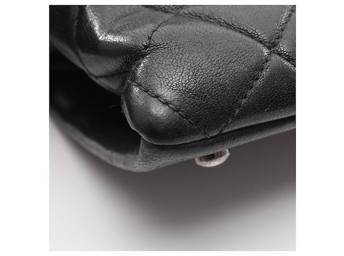 Chanel Matelassé Antique Silver Hardware Tote Bag Schwarz - Ansicht 7