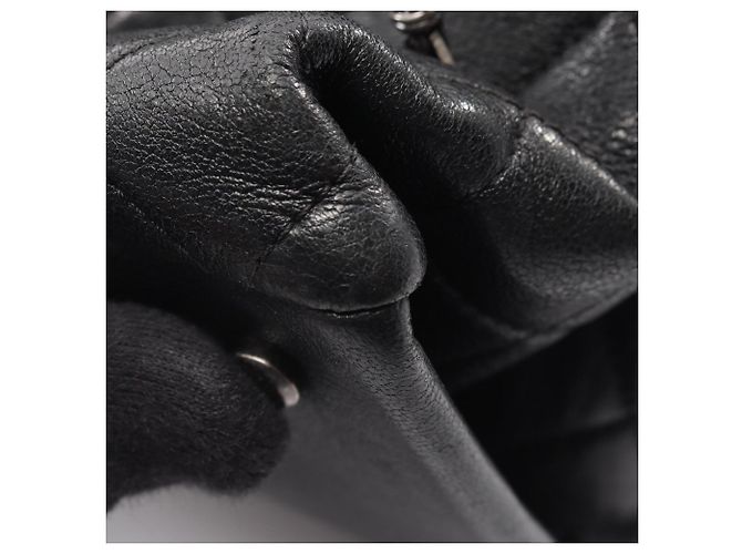 Chanel Matelassé Antique Silver Hardware Tote Bag Schwarz - Ansicht 9