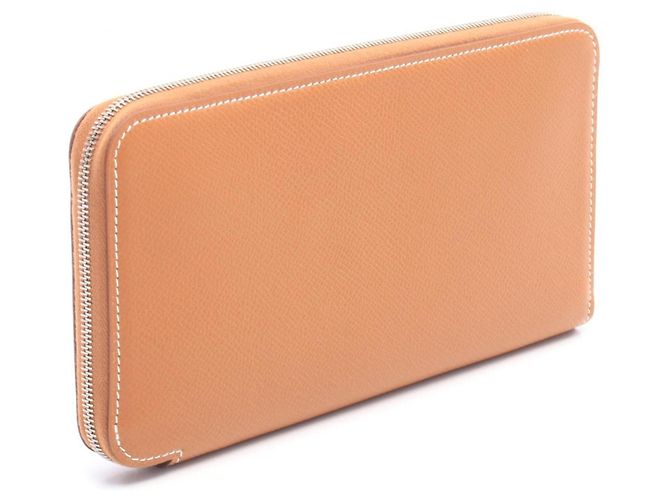 Hermès Cartera Larga Hermes Azap Castaño - vista 2