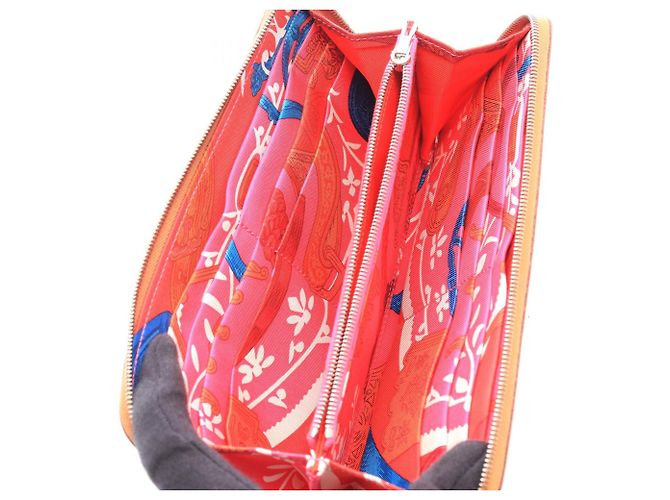 Hermès Cartera Larga Hermes Azap Castaño - vista 3