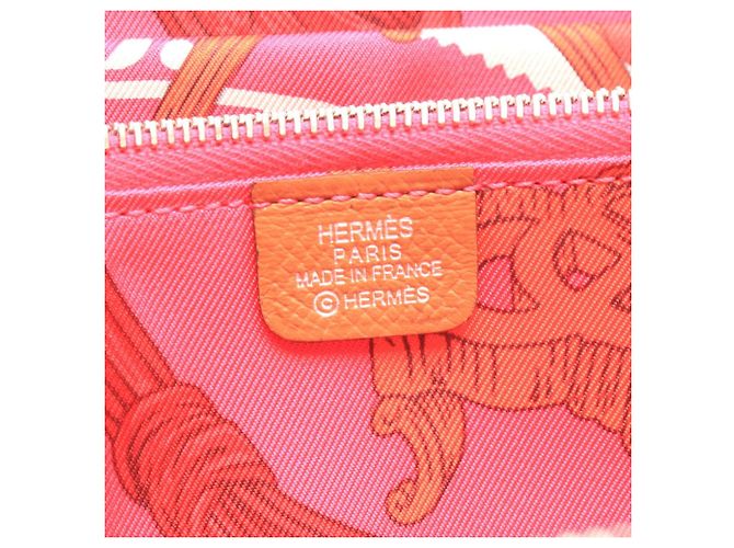 Hermès Cartera Larga Hermes Azap Castaño - vista 4