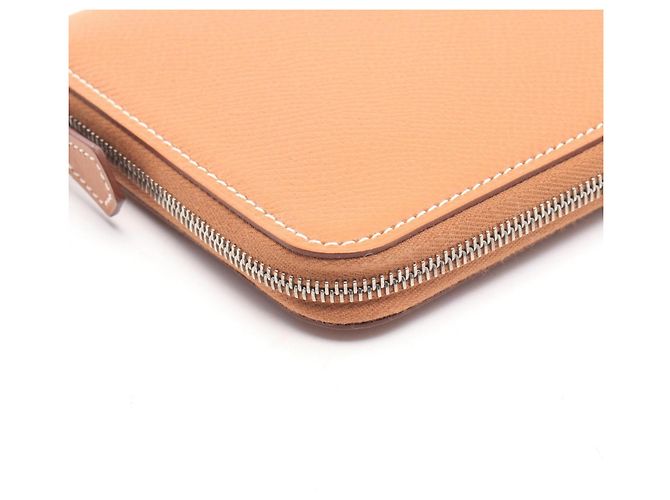 Hermès Cartera Larga Hermes Azap Castaño - vista 7