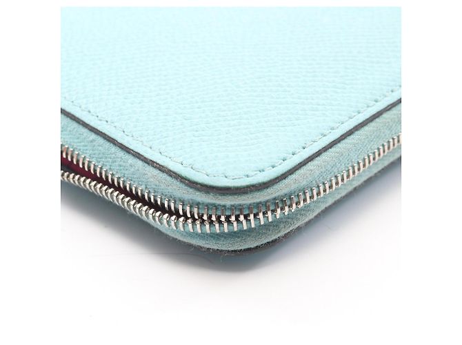 Hermès Cartera larga Hermes Azap en piel Epsom Blue Atoll Azul - vista 10