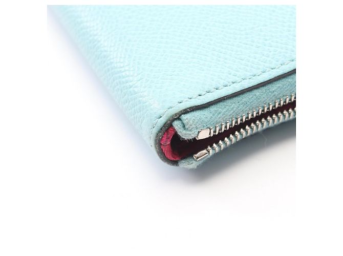 Hermès Cartera larga Hermes Azap en piel Epsom Blue Atoll Azul - vista 9