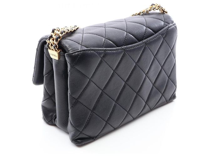 Timeless Borsa a tracolla Chanel Matelassé Nera Nero - vista 2
