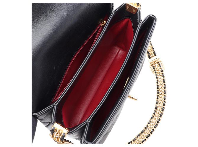 Timeless Borsa a tracolla Chanel Matelassé Nera Nero - vista 3