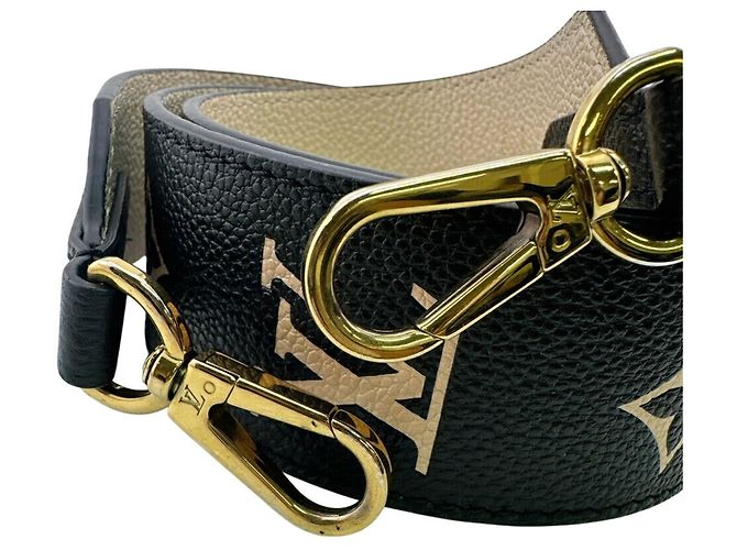 Tracolla in pelle Noir Louis Vuitton Nero - vista 5