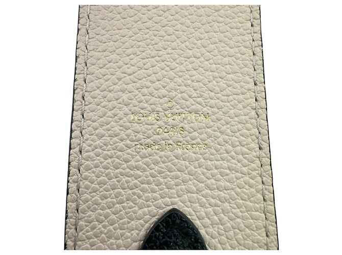 Tracolla in pelle Noir Louis Vuitton Nero - vista 6