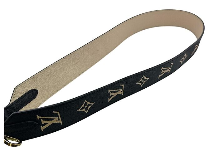 Tracolla in pelle Noir Louis Vuitton Nero - vista 9
