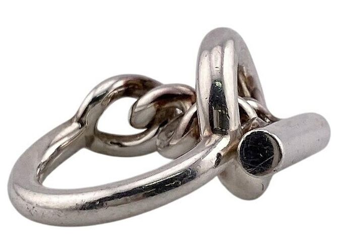Ring Hermès Anello HERMES Croisette GM Argento - vista 2