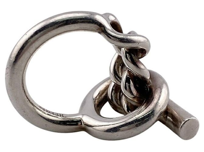 Ring Hermès Anello HERMES Croisette GM Argento - vista 6