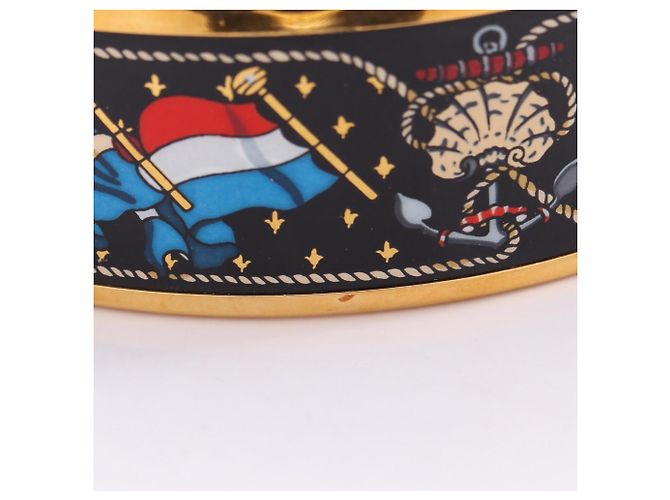 Bracciale Hermès EMAGLE GM Nero Multicolore D'oro - vista 5
