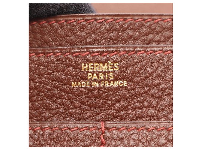 Hermès Hermes Dogon GM Duo Langbörse Braun - Ansicht 4