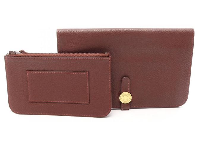 Hermès Hermes Dogon GM Duo Langbörse Braun - Ansicht 6