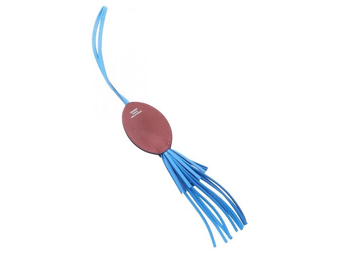 Hermès Hermes Purup Rouge H Blue Hydra Charm Bordò - vista 2
