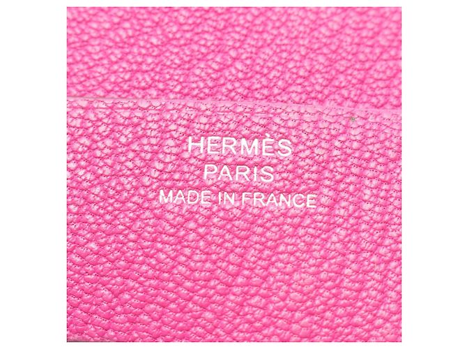 Hermès Cartera tri-fold Hermes Bearn Combination Magnolia Rosa - vista 5