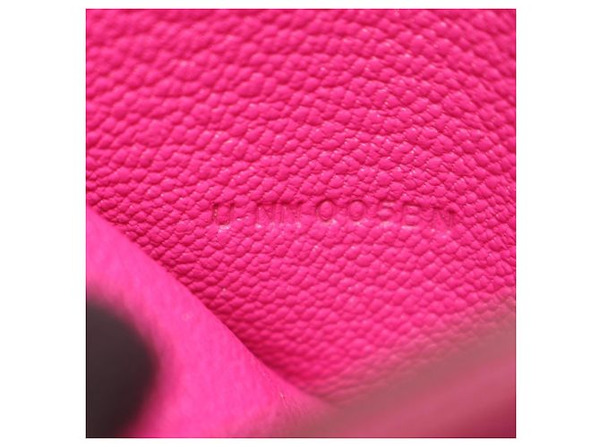 Hermès Cartera tri-fold Hermes Bearn Combination Magnolia Rosa - vista 6