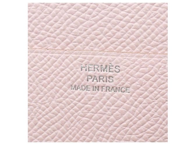 Hermès Cartera tri-fold Hermes Bearn Combination Mauve Pale Púrpura - vista 4