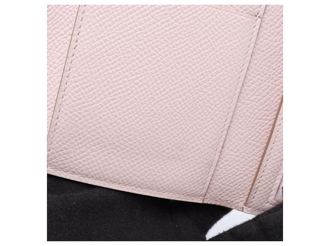 Hermès Cartera tri-fold Hermes Bearn Combination Mauve Pale Púrpura - vista 8