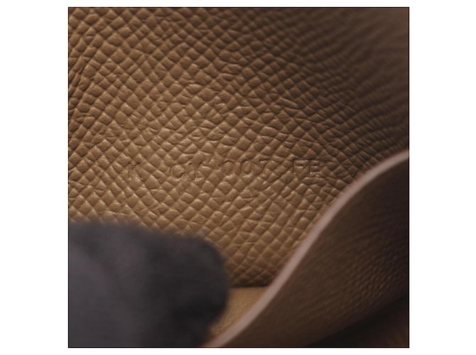 Hermès Borsa a tracolla Hermes Snap Tougo Etoupe Marrone Taupe - vista 5
