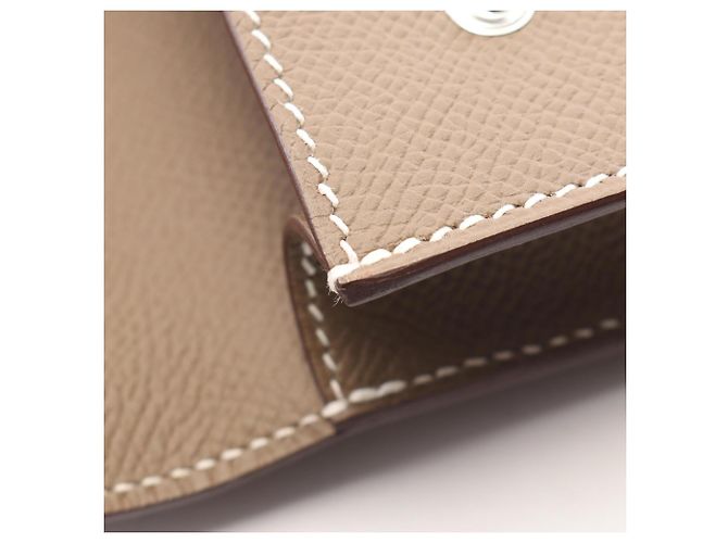 Hermès Borsa a tracolla Hermes Snap Tougo Etoupe Marrone Taupe - vista 6