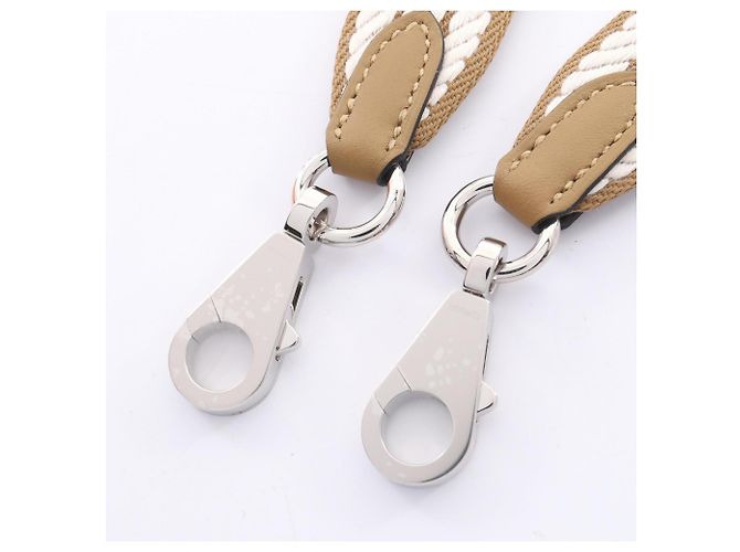 Hermès Hermes Beige Swift Leather Shoulder Strap - view 3