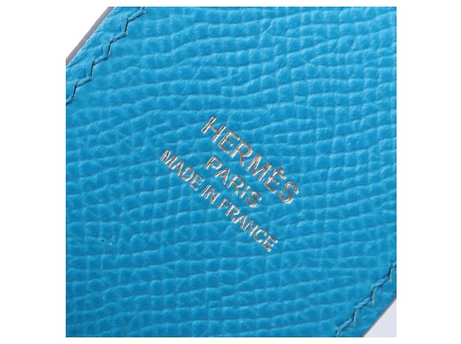 Hermès Hermes Bandoulière Maillon Chaine d'Ancre Shoulder Strap Blu Bordò - vista 4